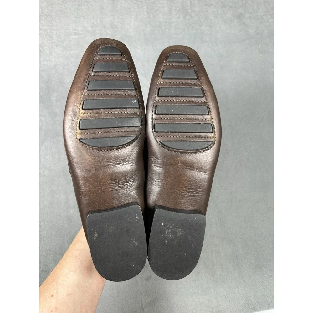 Allen Edmonds Martin Brown Leather Horsebit Loafers Men's Size 10.5 USA